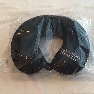 Orlando Health - Black Neck Pillow